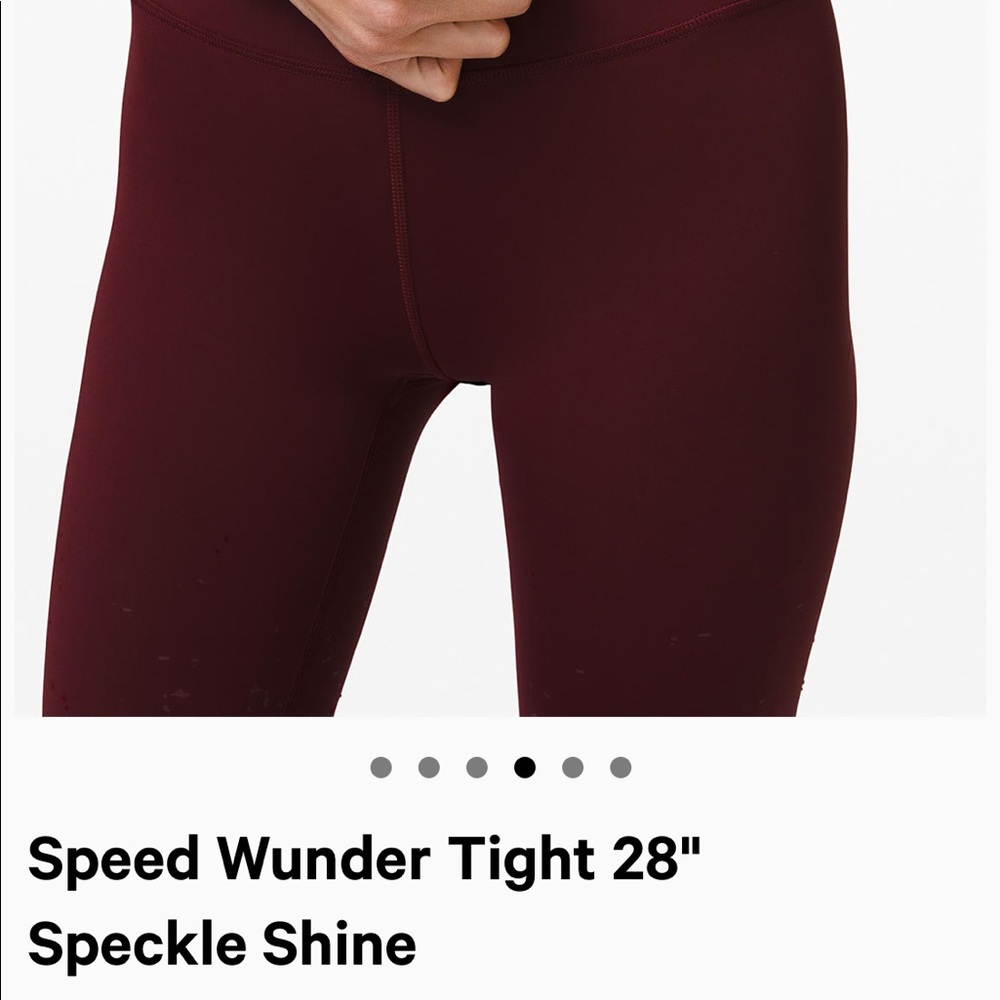 Lululemon speed wunder tight 28 spark 4 NWT